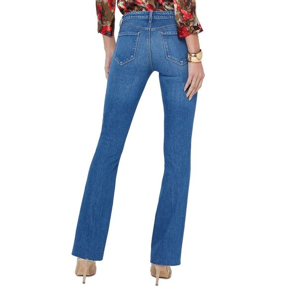 L’Agence Womens L'agence Sneeki Low-Rise Sneaker Straight Jean - Picture 2 of 5